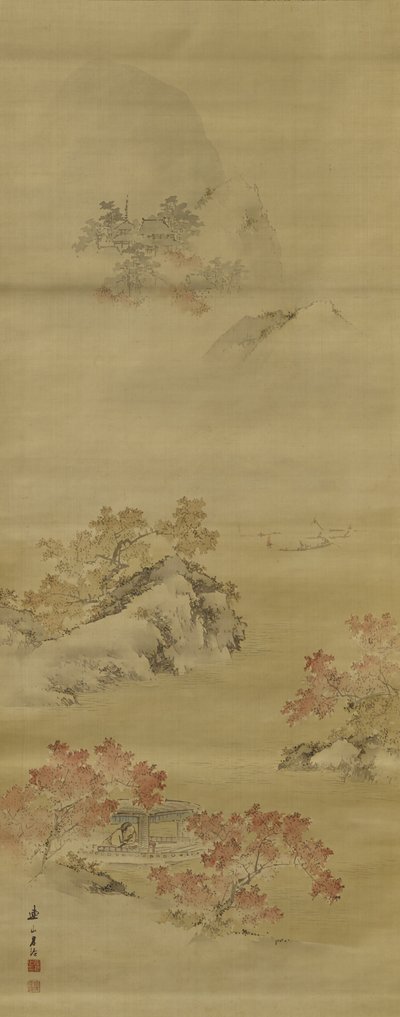 Autumn Landscape by Renzan Kishi